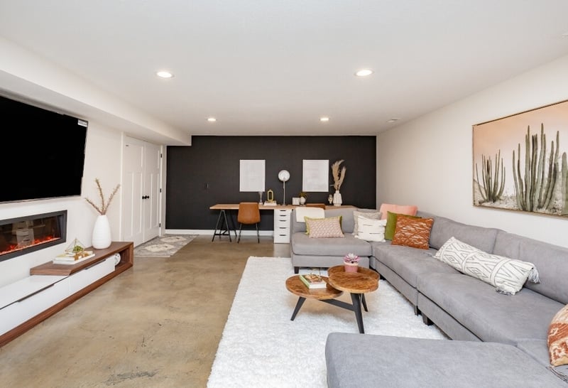 Josh + Kathy | Ankeny Modern Basement Makeover