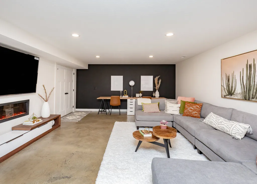 Josh + Kathy | Ankeny Modern Basement Makeover