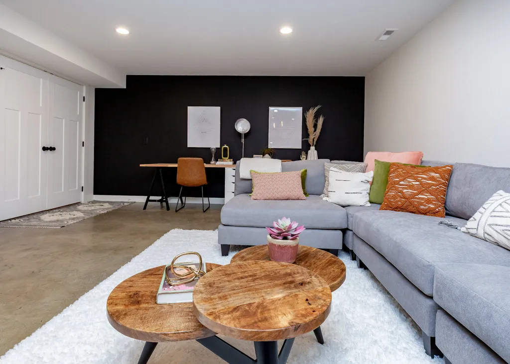 Josh + Kathy | Ankeny Modern Basement Makeover